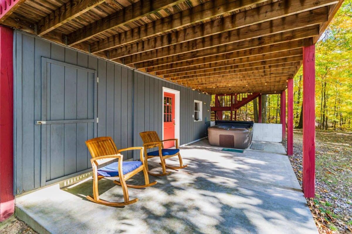 Hot Tub, Large Deck, Wifi, Fire Pit At Chalet Cabin Morton Grove Exterior photo